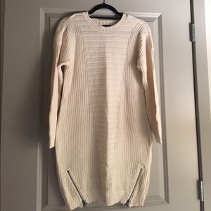 Cream Sweater Dress