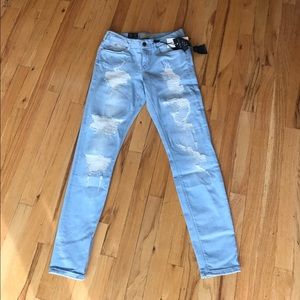 Scotch and Soda Skinny Distressed Ripped Jeans