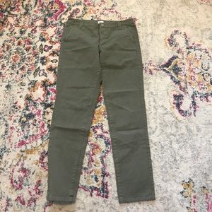 Madewell olive pants