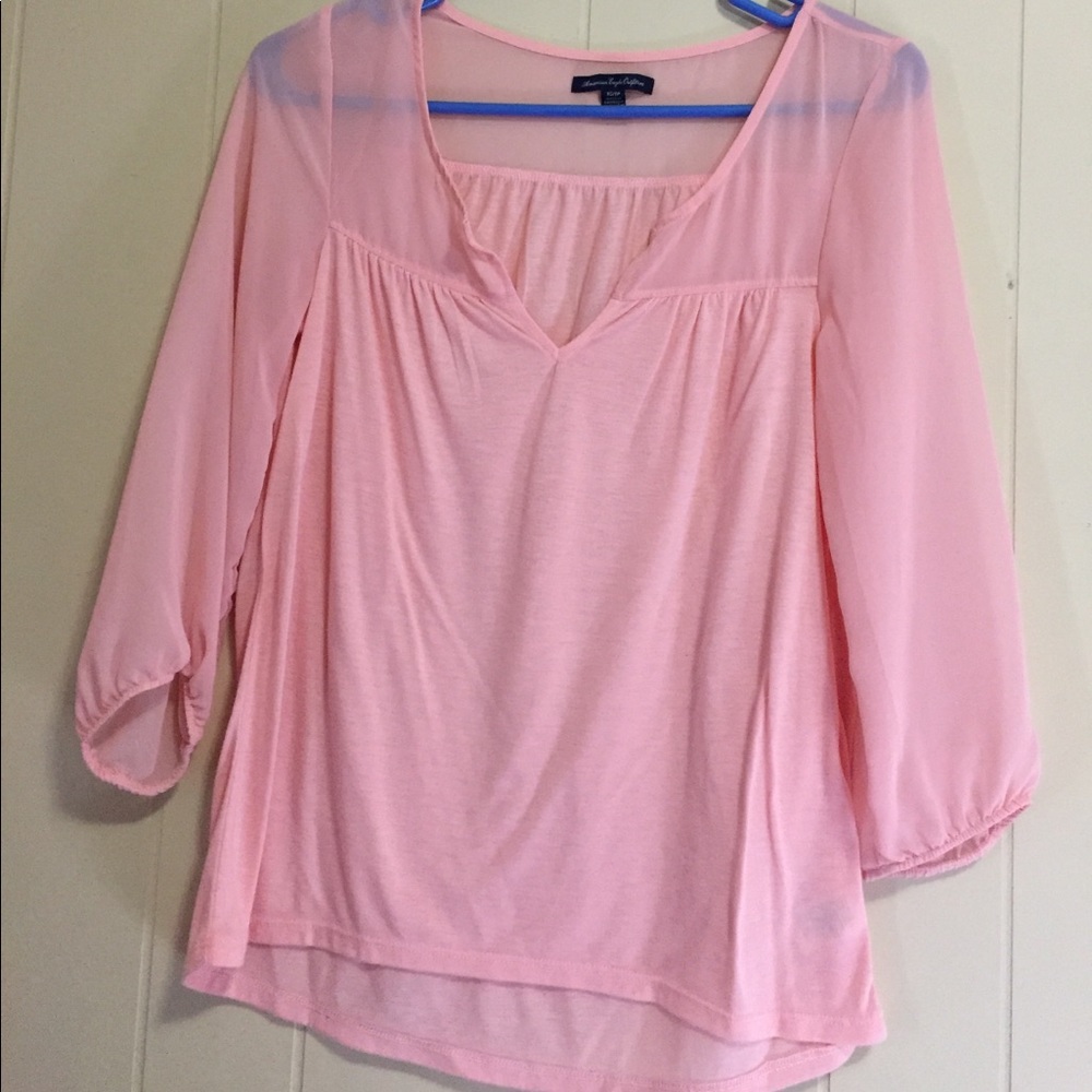 American Eagle blousy tee XS