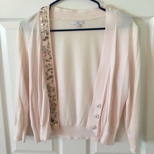 Gap light pink cardigan