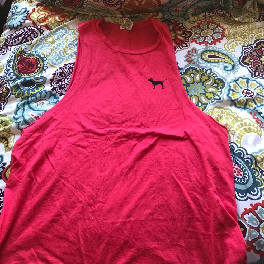 VSpink muscle tank in size medium