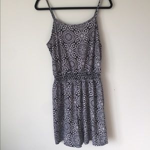 Black and white romper