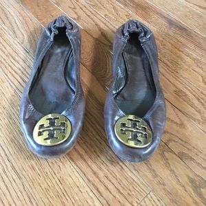 Slightly worn Tory burch ballet flats