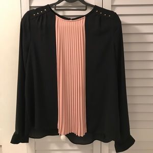 Black And Pink Blouse by Forever 21