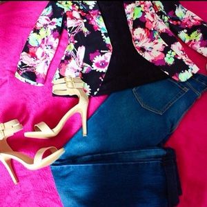 Floral Spring Blazer Jacket