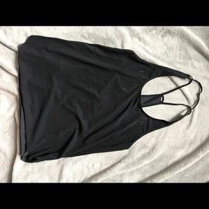 Black RACERBACK LULULEMON TANK