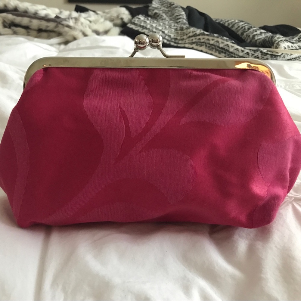 Pink clutch