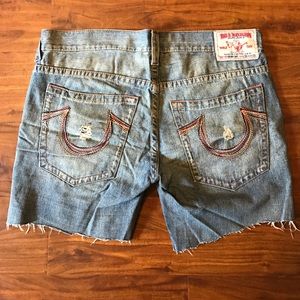 True Religion Cut Off Shorts