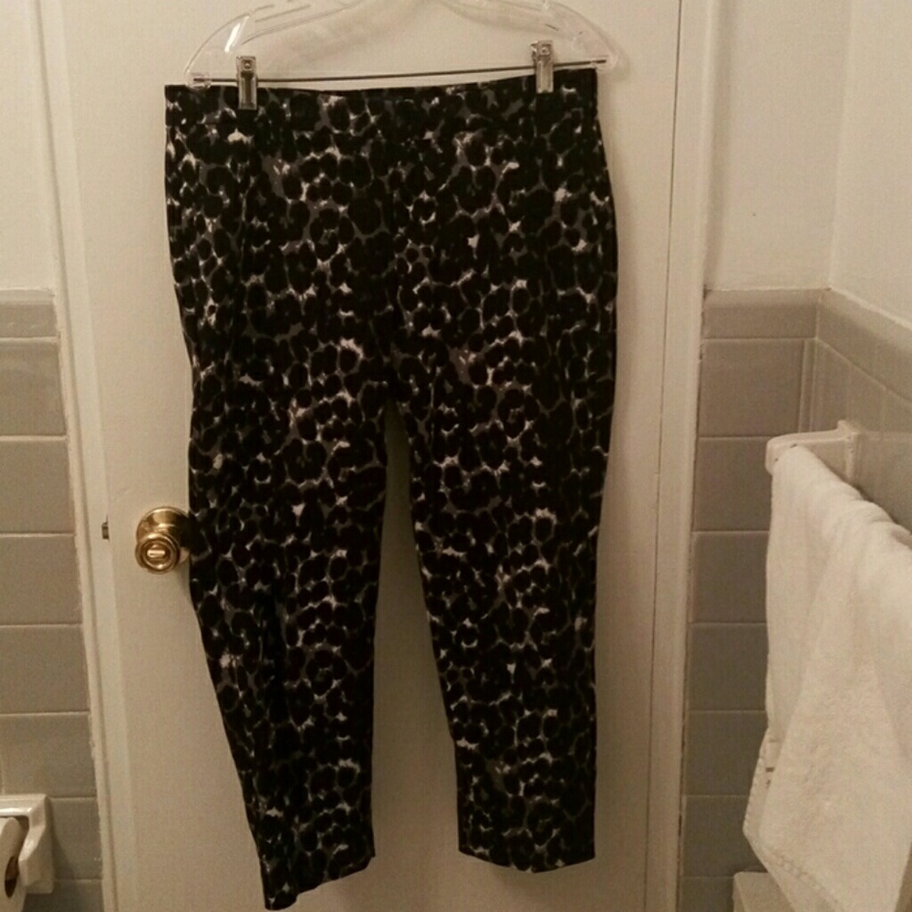 Old Navy Black and White Harper Pants