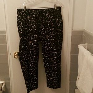 Old Navy Black and White Harper Pants