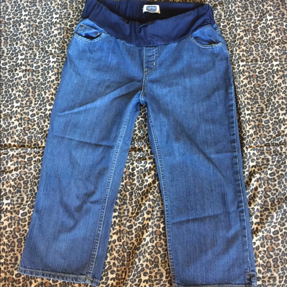 ❌❤️SOLD❤️❌Maternity Signature LEVIS Jean Capris 14