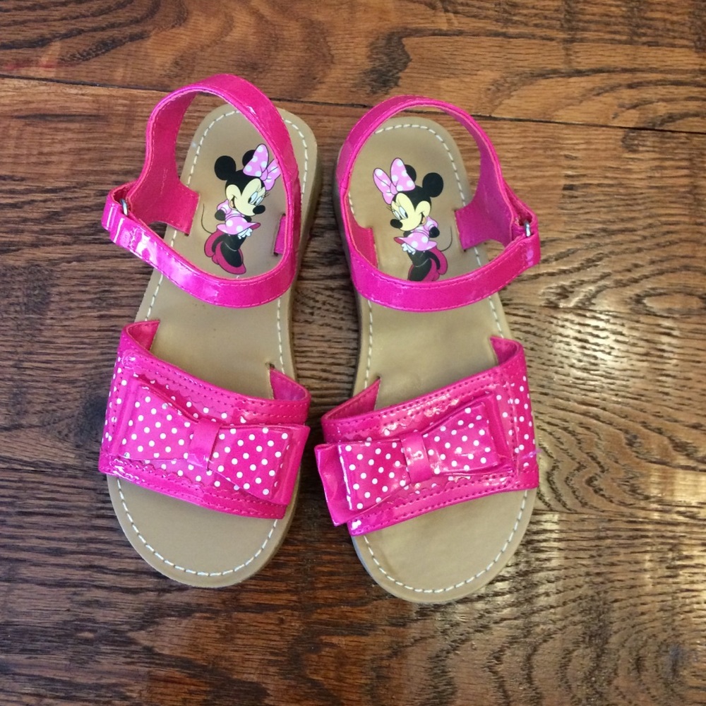 Girls Minnie Mouse sandals Size 11.5