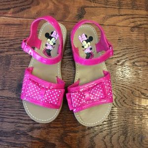 Girls Minnie Mouse sandals Size 11.5