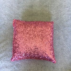 PINK SPARKLY PILLOW