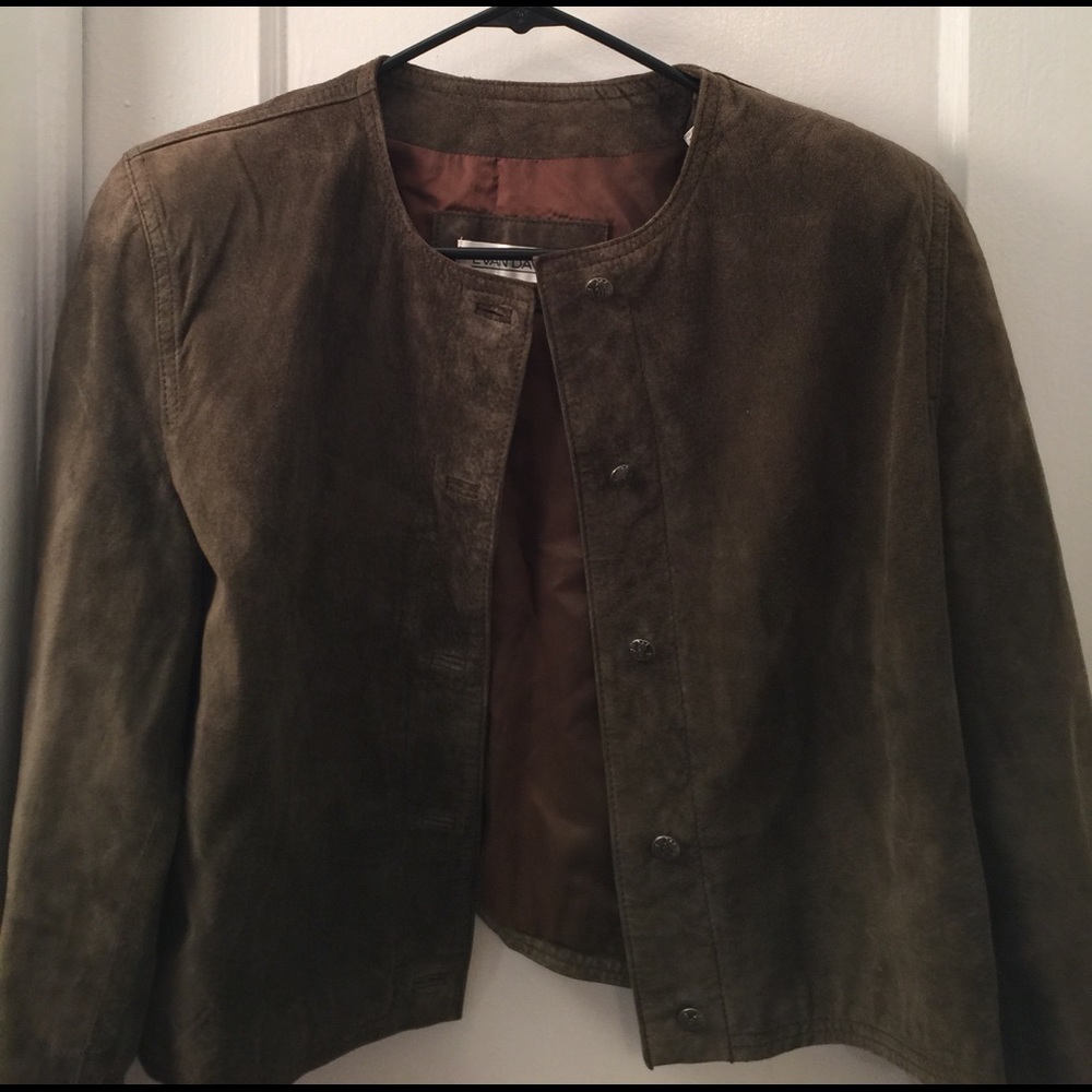 Suede Cropped Jacket