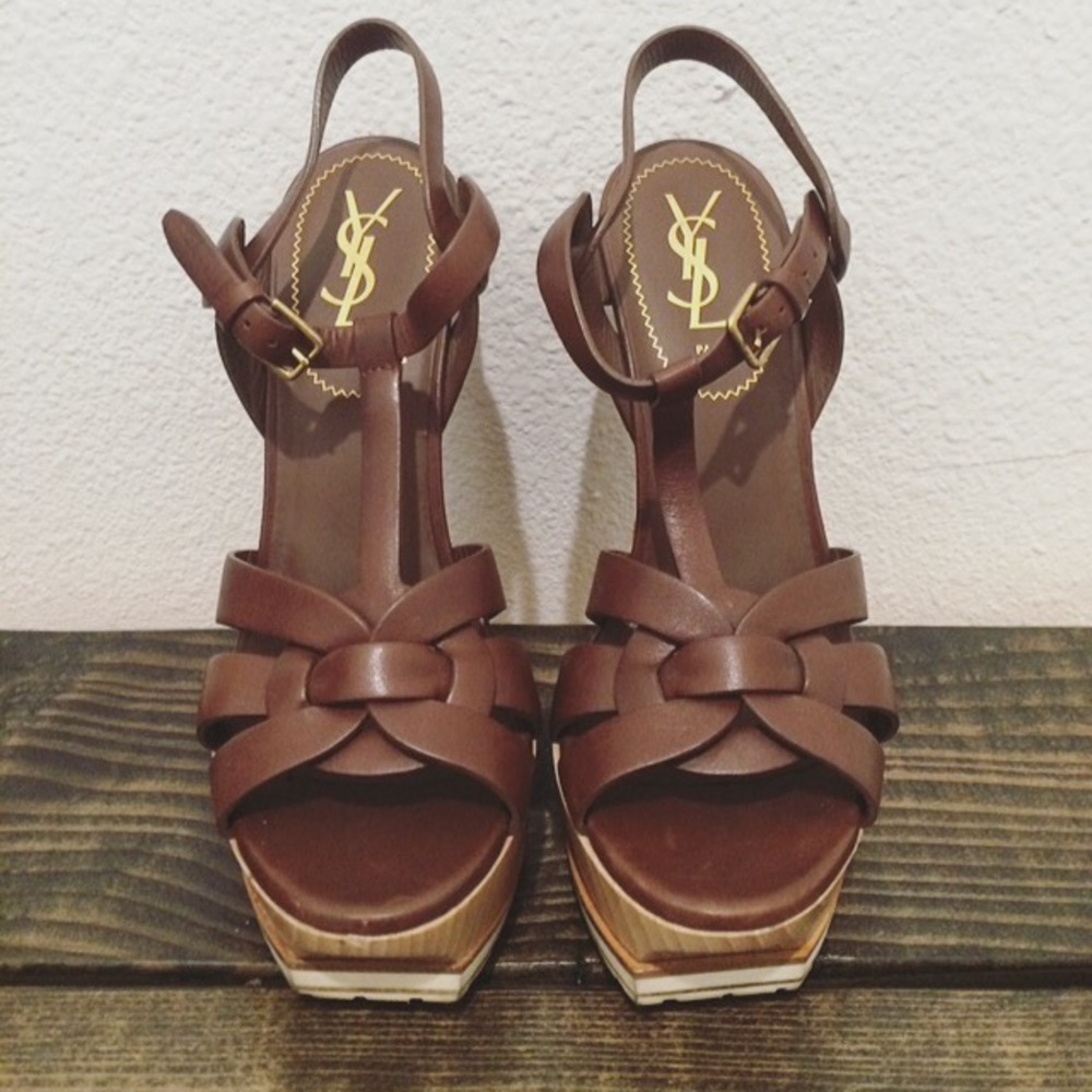 Saint Laurent tribute platform sandals