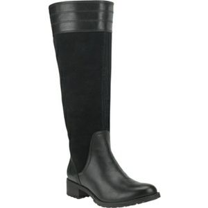 Brand New Black Timberland Suede and Leather Boots