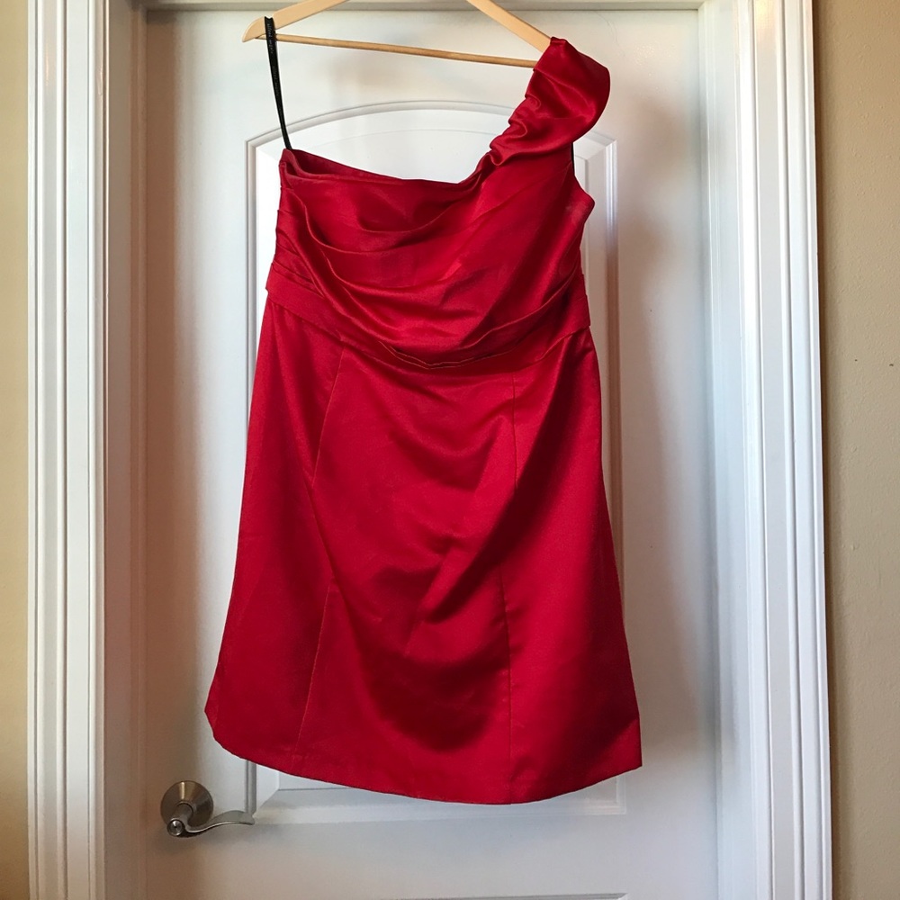 Alfredo Angelo Ruffled One Shoulder Semi Formal