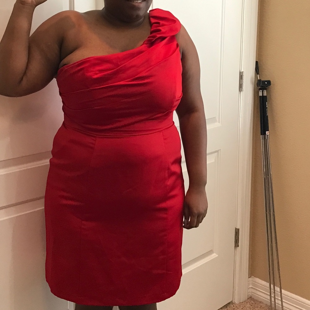 Alfredo Angelo Ruffled One Shoulder Semi Formal - Picture 4 of 6