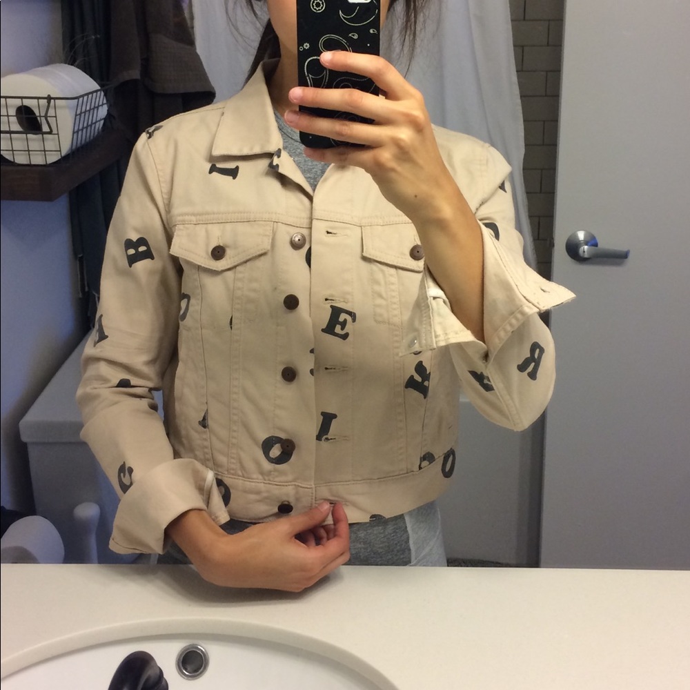 Bcbg Generation Letter Crop Jacket - image 1