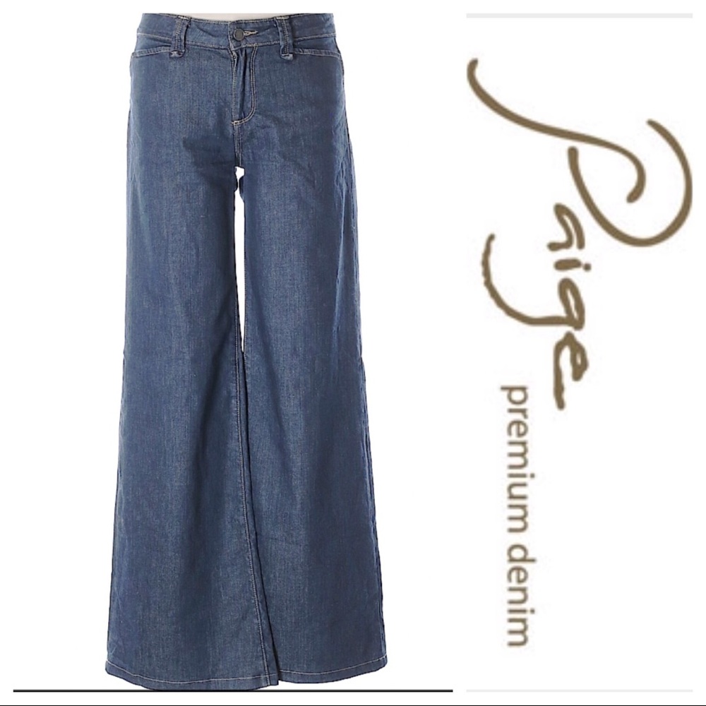 Cult classic brand! Paige Denim Wide Leg Jeans