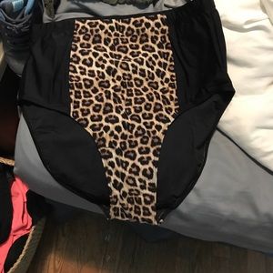 Forever 21 Plus high waist swim bottom