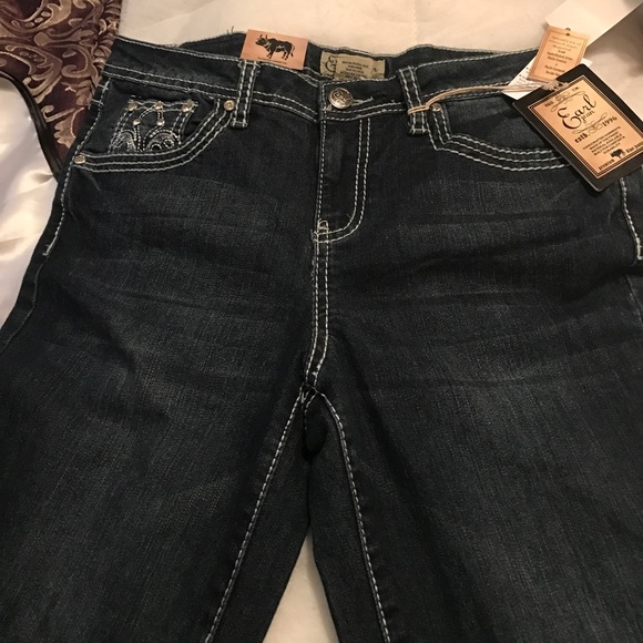 Bedazzled dark jeans - Picture 2 of 3