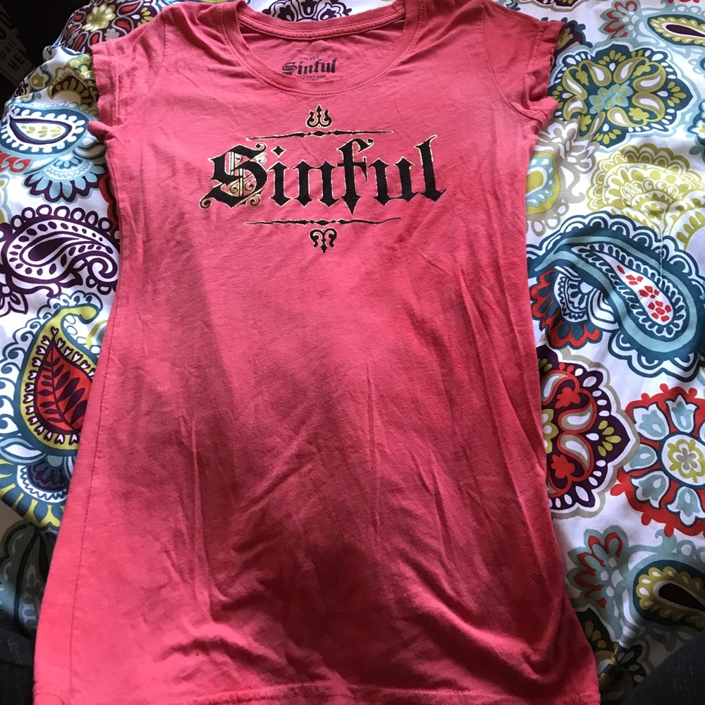 Sinful shirt in size small