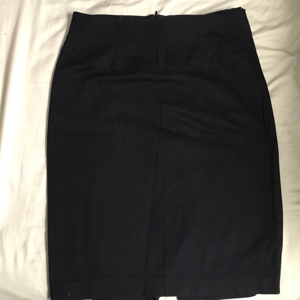 Black pencil skirt
