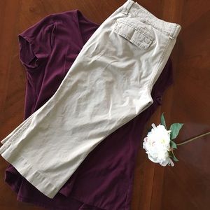 Old navy khaki capris VGUC 12R