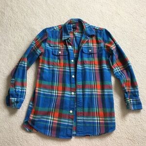 Gap kids flannel shirt