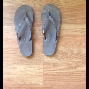 Braided Rainbows Flip Flops!