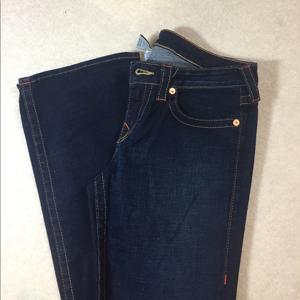 Dark jeans!