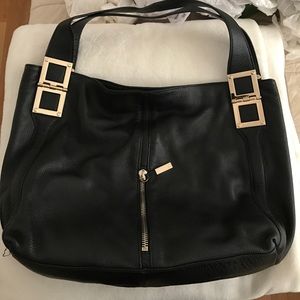Kelsi Dagger black leather bag