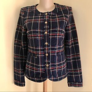 NWT Tulle Plaid Jacket Blazer (Women's Small)