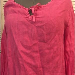 CP Shades Linen Hot Pink tunic