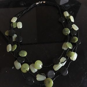 Black and green necklace