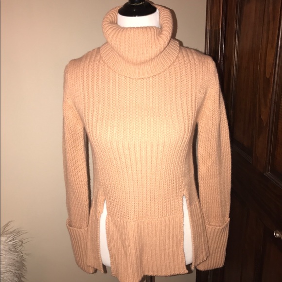Finders Keepers Turtleneck Sweater with Slits - Picture 1 of 4