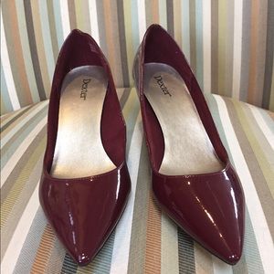 Dexter (Payless) Red Patent Kitten Heel