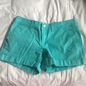 Turquoise Shorts