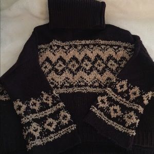 Free People chunky cable knit sweater
