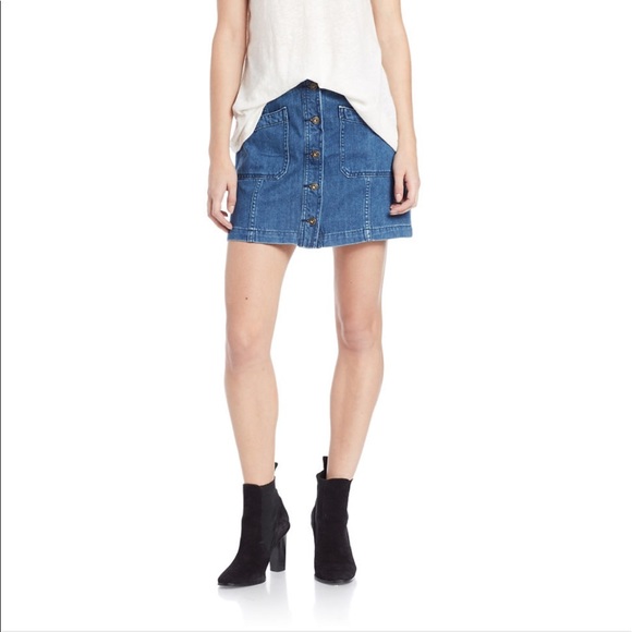 Free People Dresses & Skirts - Free people denim skirt