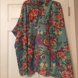 Plus size kimono top 2x