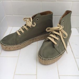 Polo Ralph Lauren Khaki Green Espadrilles Sneakers
