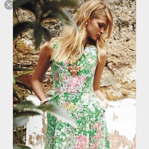 Anthropologie Laced Maeve Verbena dress