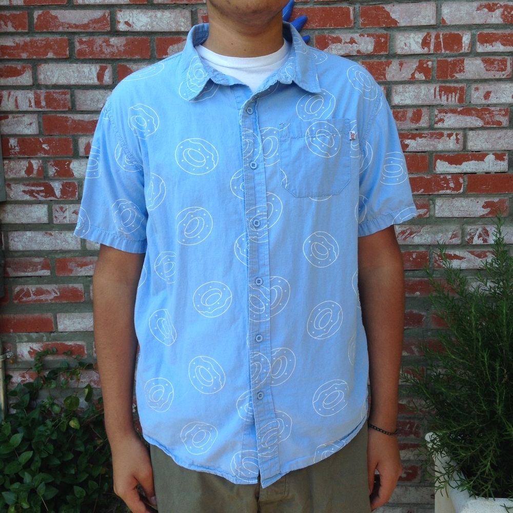 Odd Future OFWGKTA all Over Donut Button up
