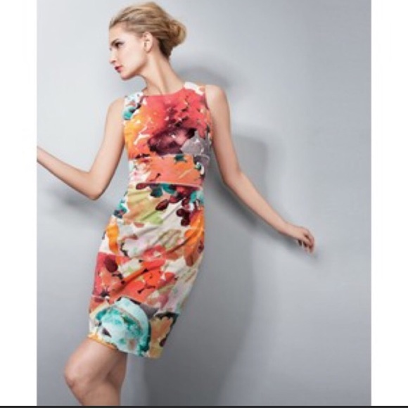 Calvin Klein Dresses & Skirts - Calvin Klein floral watercolor sheath dress