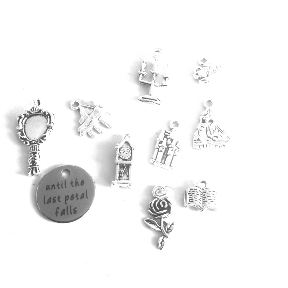 10 Disney Beauty and the Beast themed charms DIY