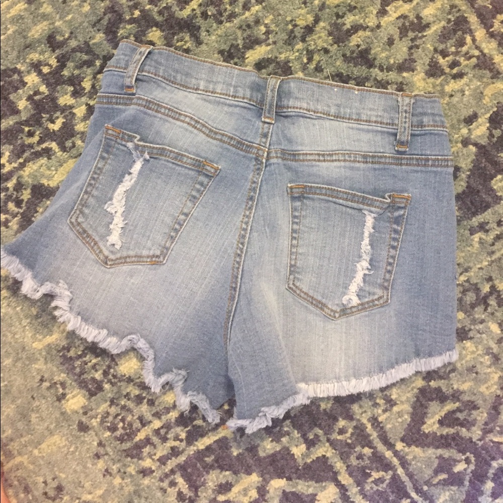 Distressed, light jean shorts - BUNDLE FOR 20% OFF